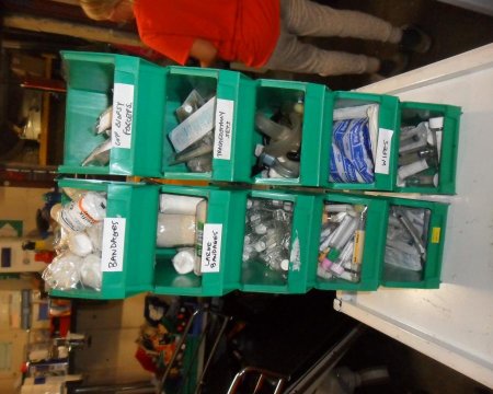 10 lin bins green dressed 